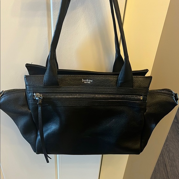 Botkier NY leather Trigger satchel Black Leather Bag - Picture 4 of 8